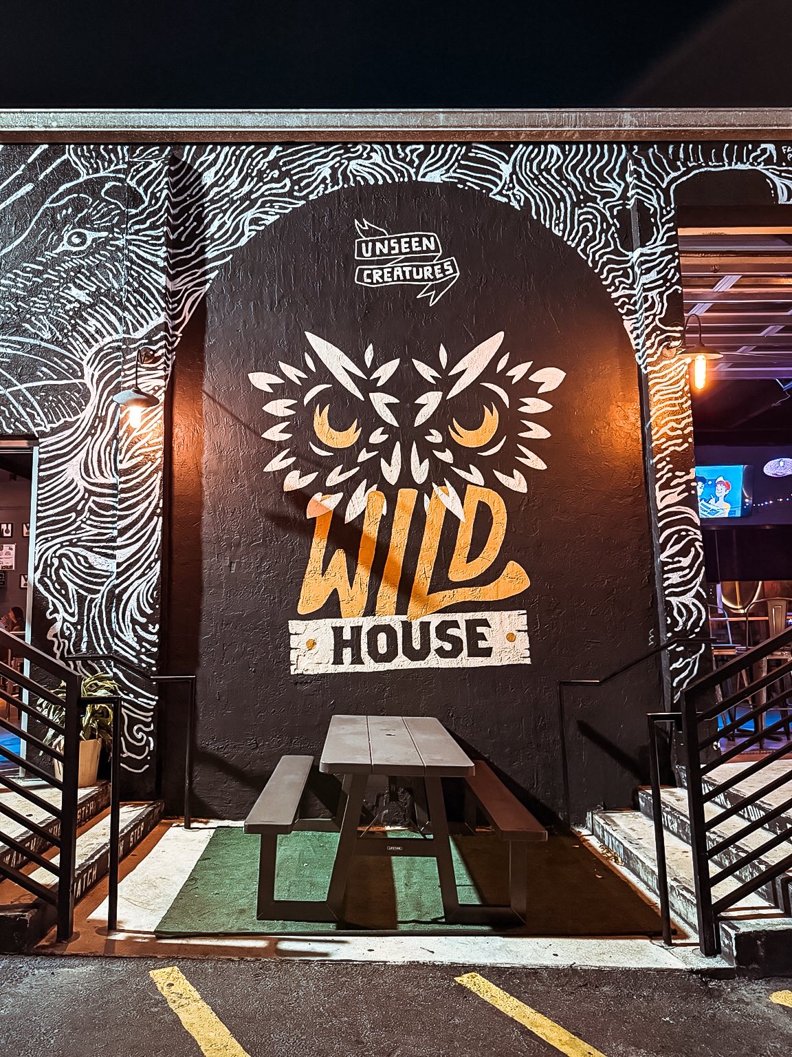 Wild House taproom interior in Miami.